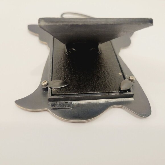 Freestanding Halo Angle Heart Shaped Pewter Metal Photo Picture Frame - Picture 4 of 4